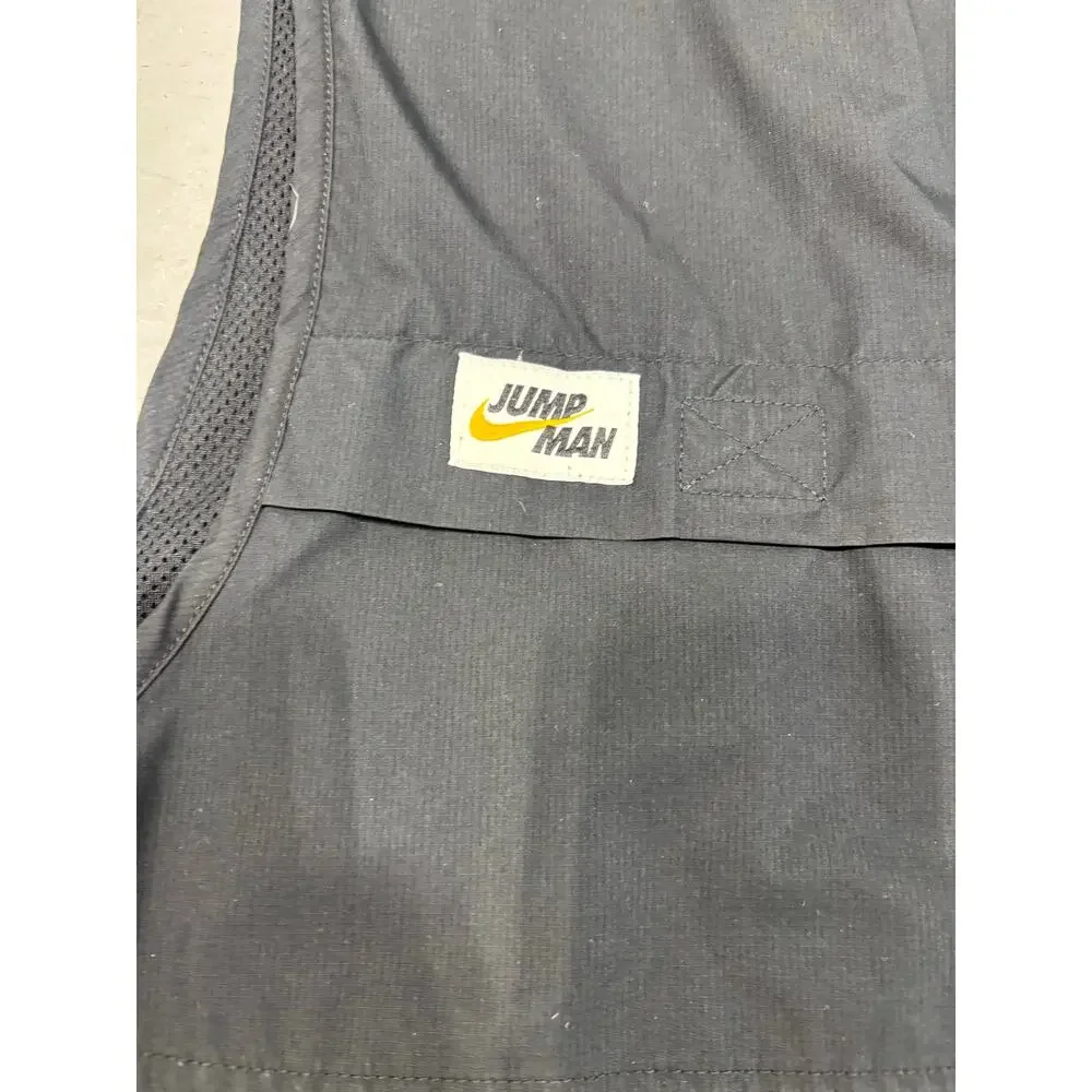 Jordan Utility Vest‎ Black Y2K 2000s Medium Loose Fit Zip Pocket Vest